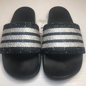 Bling Adidas Adilette Comfort Slides